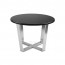 Phebe Round Coffee Table Stainless Steel Legs