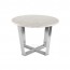 Phebe Round Coffee Table Stainless Steel Legs