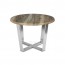 Phebe Round Coffee Table Stainless Steel Legs