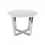 Phebe Round Coffee Table Stainless Steel Legs