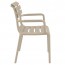Pisa Outdoor Arm Chair Stackable