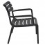 Pisa Outdoor Lounge Arm Chair Stackable