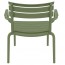 Pisa Outdoor Lounge Arm Chair Stackable