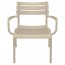Pisa Outdoor Lounge Arm Chair Stackable