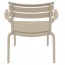 Pisa Outdoor Lounge Arm Chair Stackable