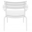 PIsa Outdoor Lounge Arm Chair Stackable