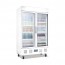 Polar Two Door Upright Display Cabinet 944Ltr White