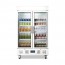 Polar Two Door Upright Display Cabinet 944Ltr White