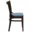 Provincial Bentwood Cross Back Padded Chair A-9907/2