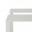 Rectangular Bench Legs Steel Set of 2