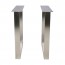 Rectangular Table Legs Stainless Steel Set of 2