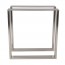 Rectangular Table Legs Stainless Steel Set of 2