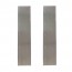 Rectangular Table Legs Stainless Steel Set of 2