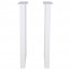 Rectangular Table Legs Steel Set of 2