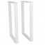 Rectangular Table Legs Steel Set of 2