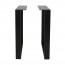 Rectangular Table Legs Steel Set of 2
