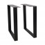 Rectangular Table Legs Steel Set of 2