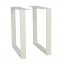 Rectangular Table Legs Steel Set of 2