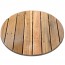 Recycled Blonde Outdoor Round Timber Table Top