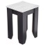 Recycled Wood Cafe Stool Custom Colour with White Top