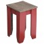 Recycled Wood Cafe Stool Custom Colour