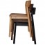 Renatta Stackable Waiting Room Chair Timber Frame