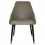 Rhea Side Chair Slim Black Brass Legs