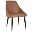 Rhea Side Chair Slim Black Steel Legs
