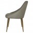 Rhea Side Chair Slim Brass Legs