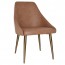 Rhea Side Chair Slim Brass Legs