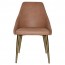 Rhea Side Chair Slim Brass Legs