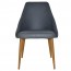 Rhea Side Chair Slim Light Oak Metal Legs