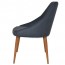 Rhea Side Chair Slim Light Oak Metal Legs