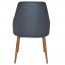 Rhea Side Chair Slim Light Oak Metal Legs