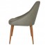 Rhea Side Chair Slim Light Oak Metal Legs