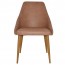 Rhea Side Chair Slim Light Oak Metal Legs