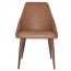 Rhea Side Chair Slim Light Walnut Metal Legs