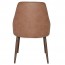 Rhea Side Chair Slim Light Walnut Metal Legs