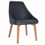 Rhea Side Chair Solid Light Oak Timber Legs