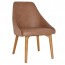 Rhea Side Chair Solid Light Oak Timber Legs