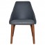 Rhea Side Chair Solid Light Walnut Timber Legs 