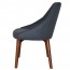 Rhea Side Chair Solid Light Walnut Timber Legs 