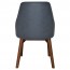 Rhea Side Chair Solid Light Walnut Timber Legs 