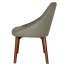 Rhea Side Chair Solid Light Walnut Timber Legs 