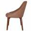 Rhea Side Chair Solid Light Walnut Timber Legs 