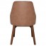 Rhea Side Chair Solid Light Walnut Timber Legs 