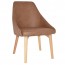 Rhea Side Chair Solid Natural Timber Legs