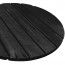 Rustic Recycled Timber Round Outdoor Table Top - Black