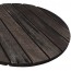 Rustic Recycled Timber Round Outdoor Table Top - Wenge