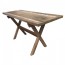 Rustic X Frame Recycled Timber Table